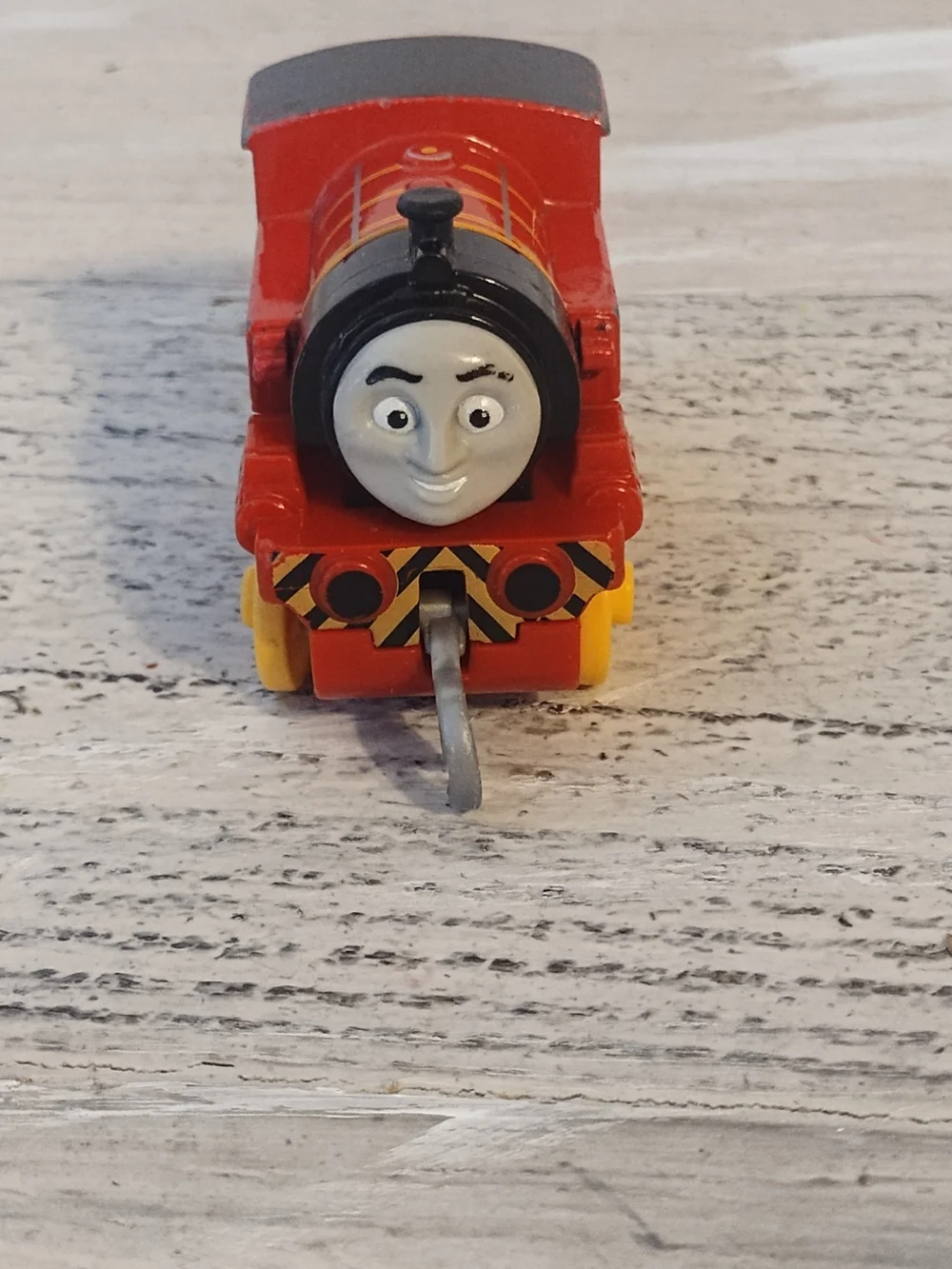 Thomas & Friends Push Along Trackmaster Victor Red Train Engine metal and plasti